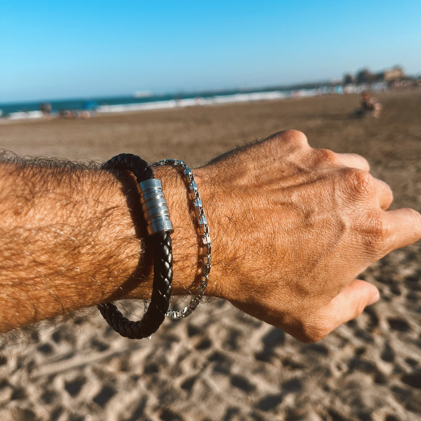 Pulsera cuero MAN