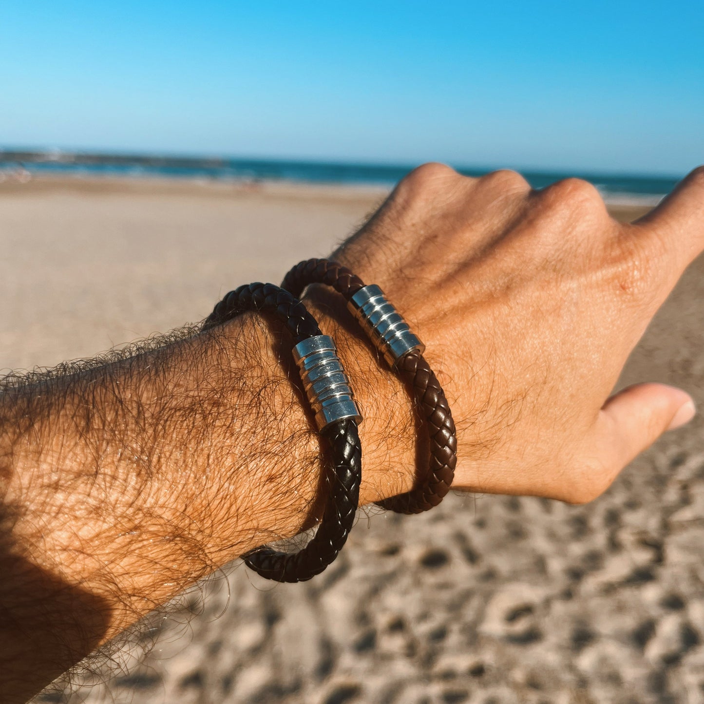 Pulsera cuero MAN