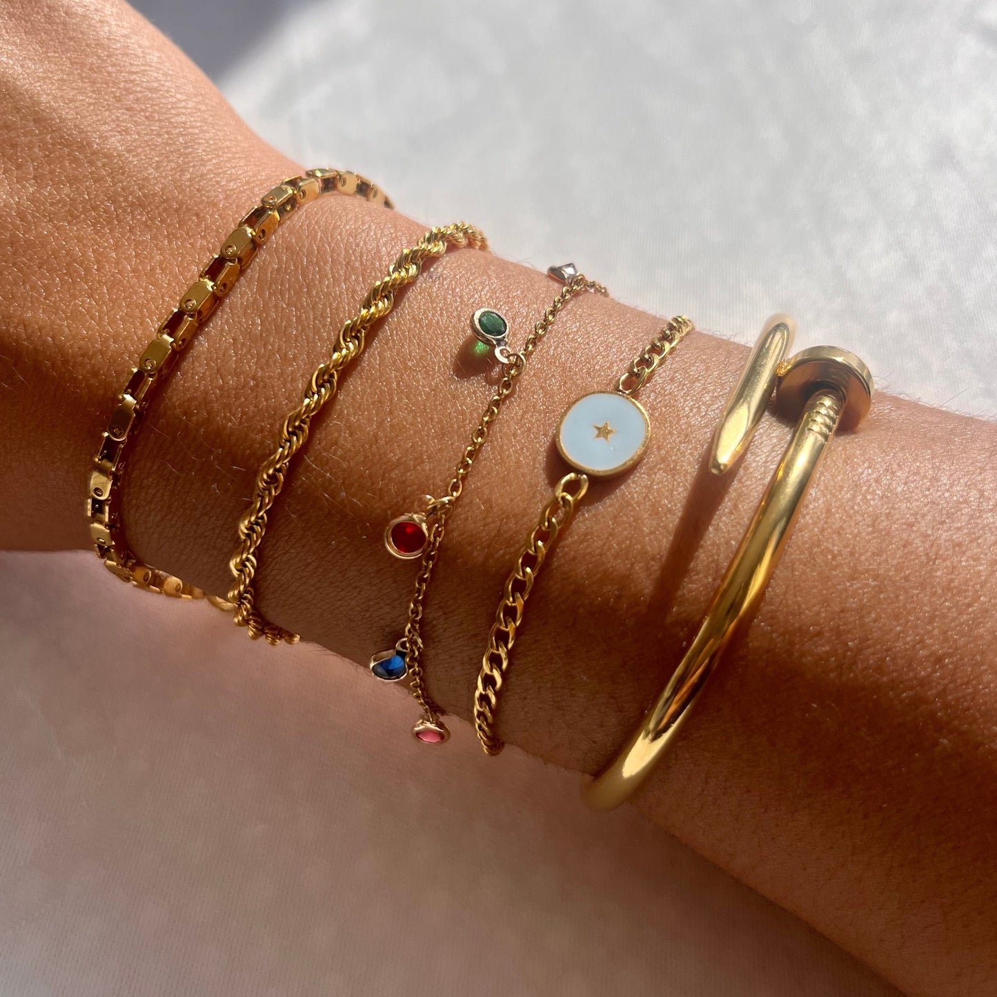 Pulsera medalla estrella