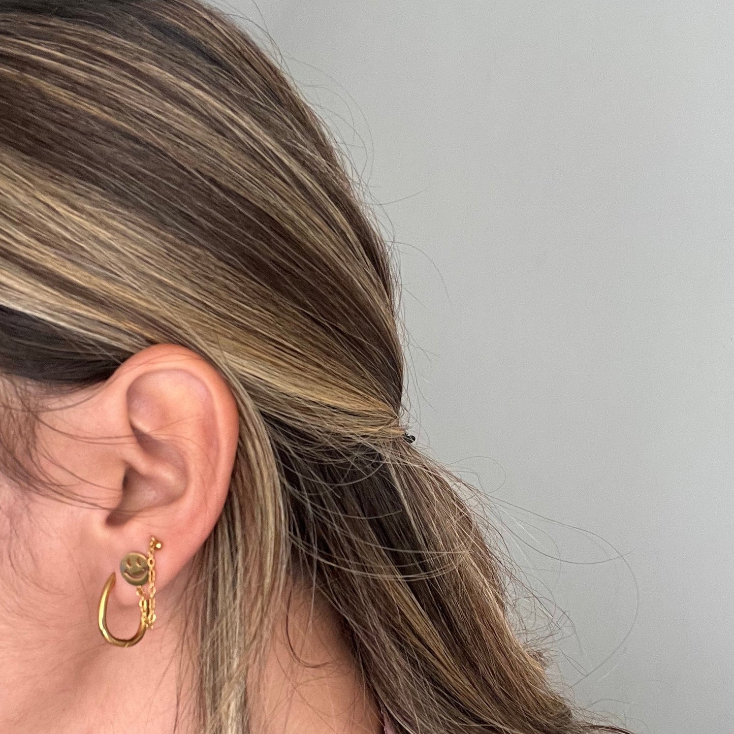 Pendientes lisos ovalados