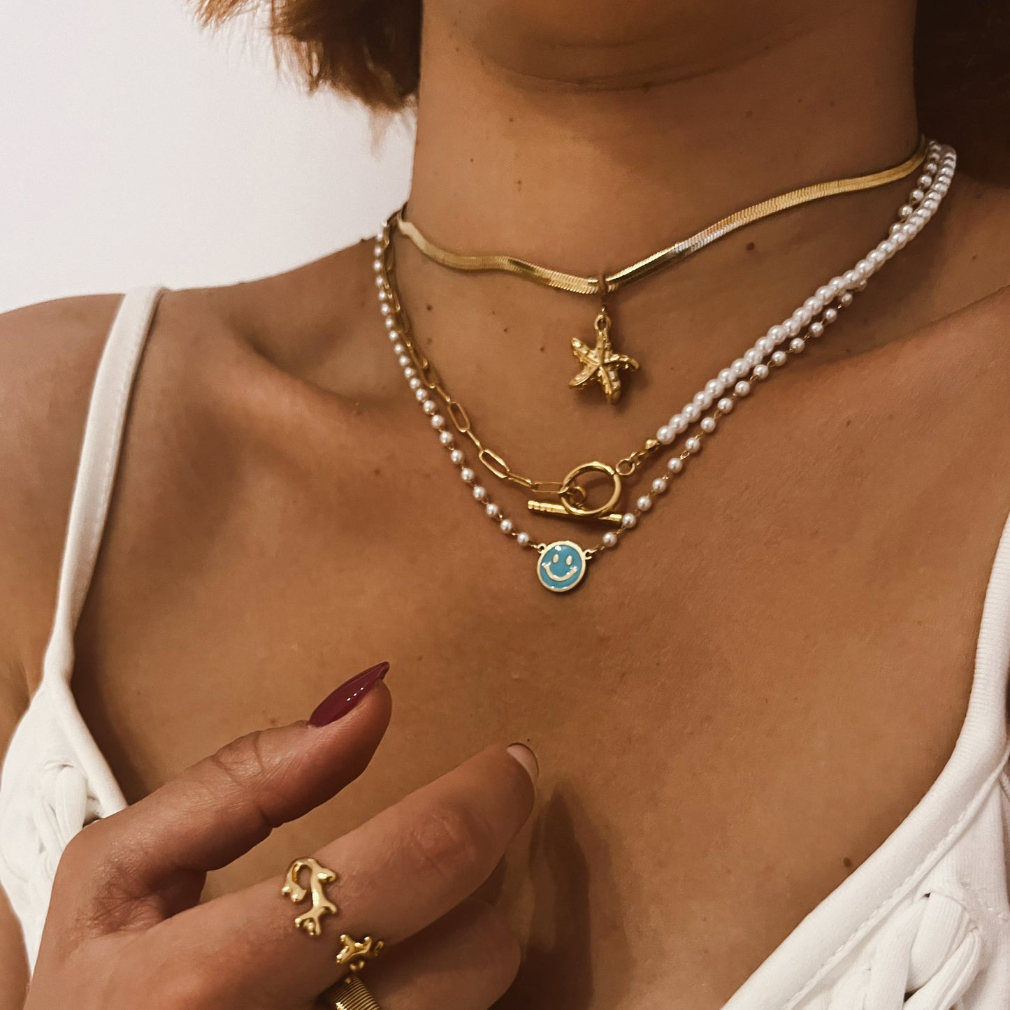 Collar playa estrella