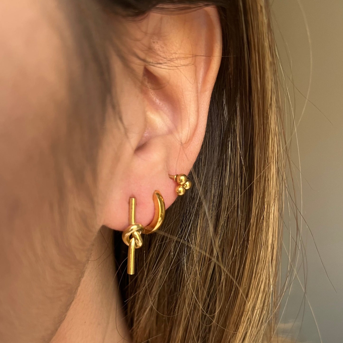 Pendientes nudo