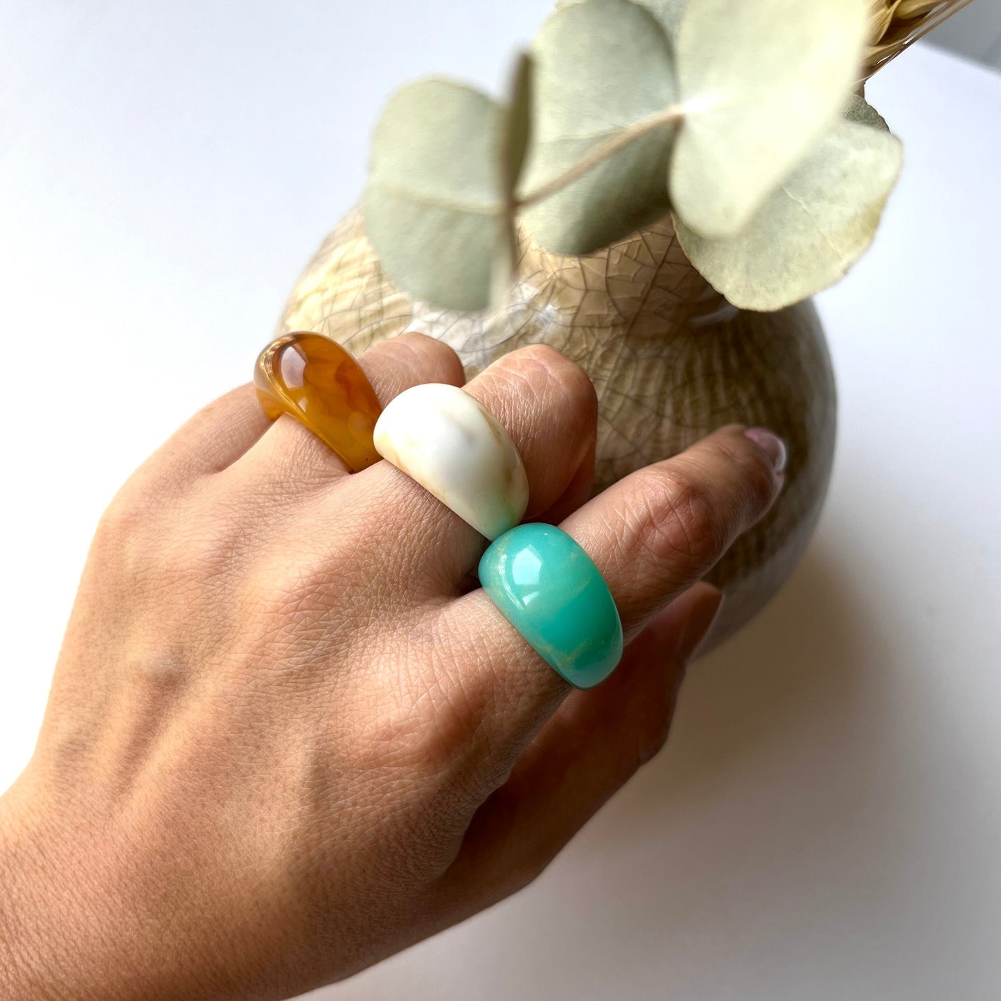 Anillo Sello nacar