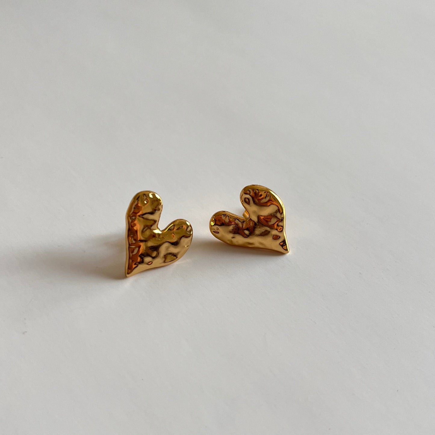pendientes corazón abstracto