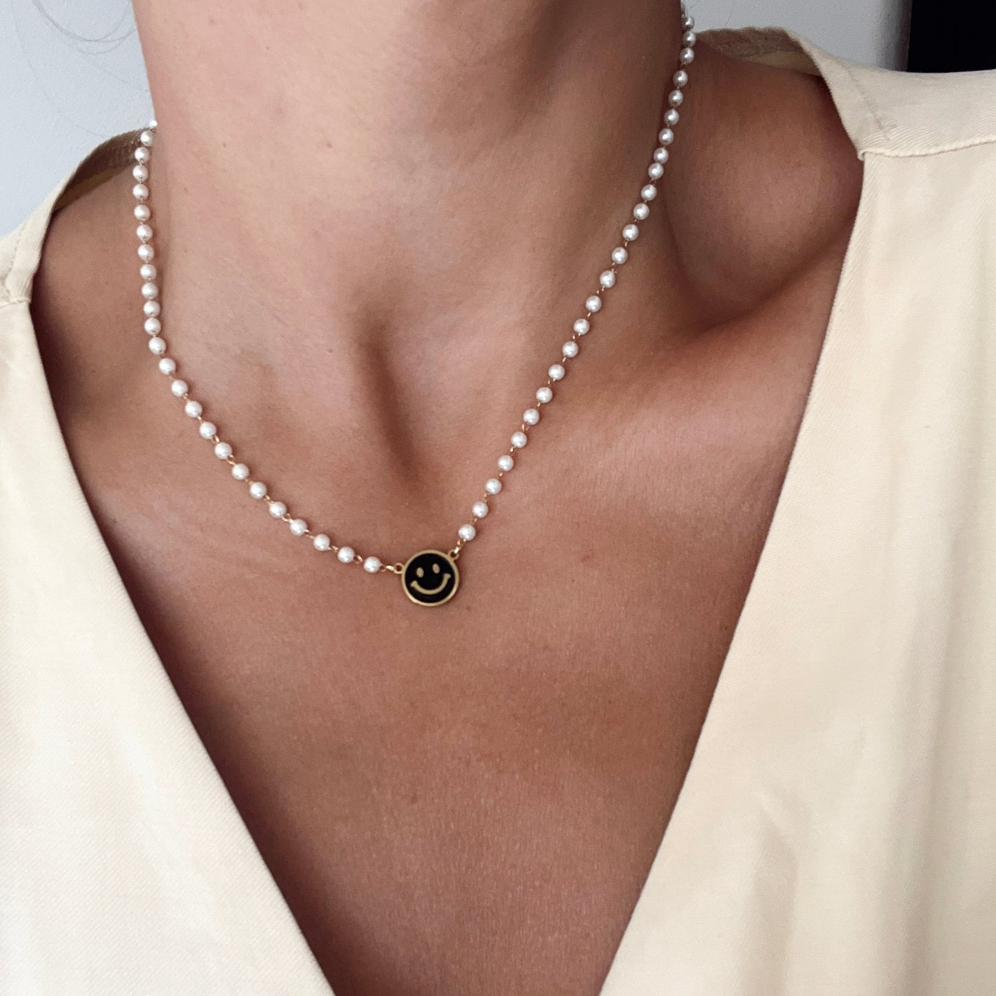 Collar perlas Smile