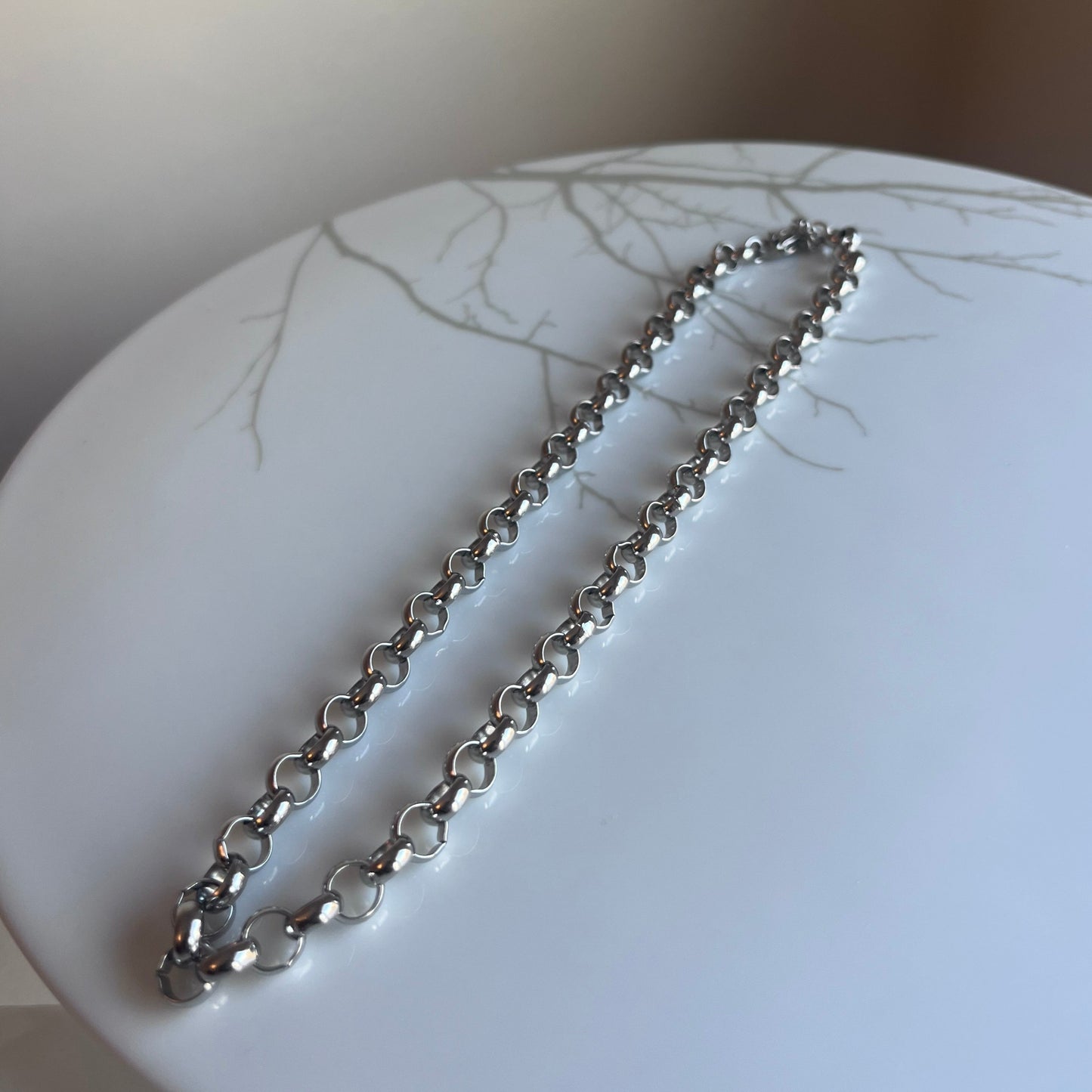 collar cadena esferas