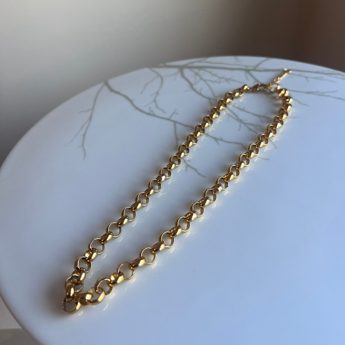 collar cadena esferas