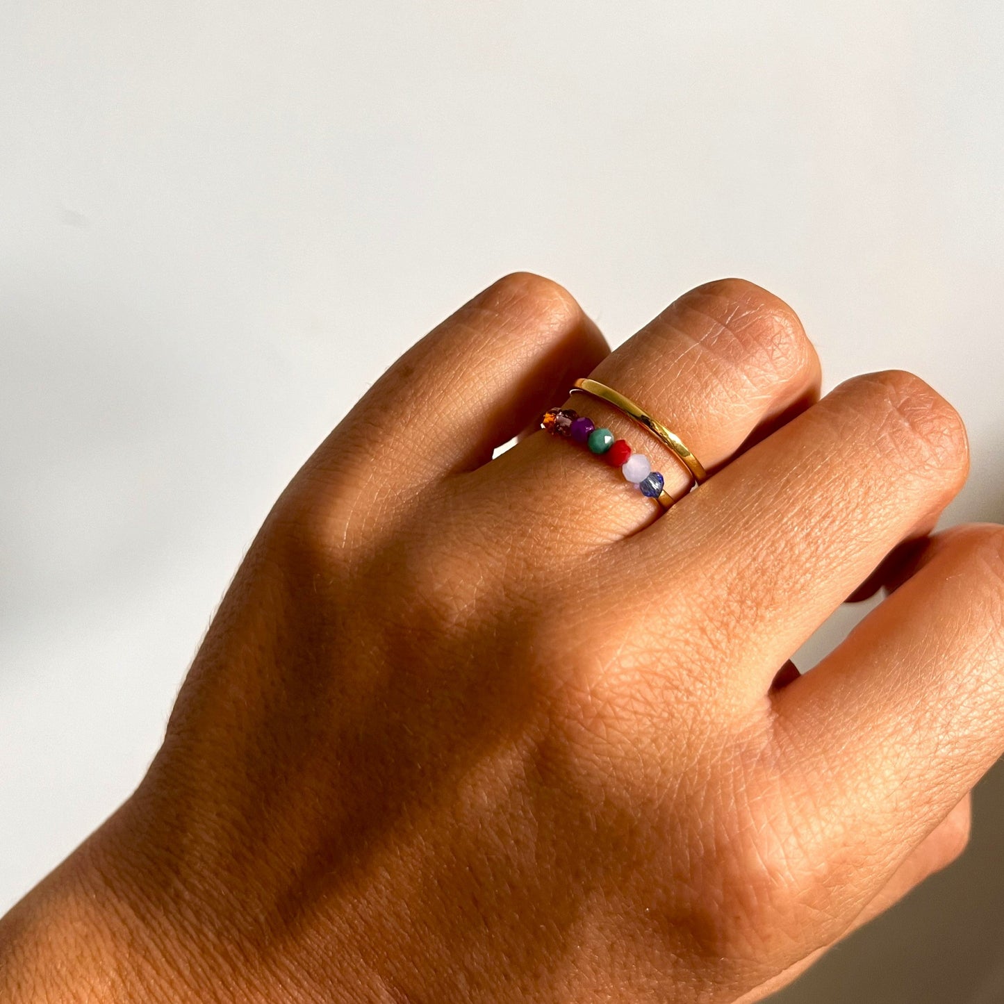 Anillo Bolas colores