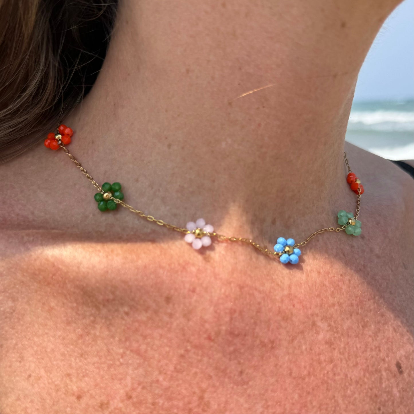 Collar margaritas colores