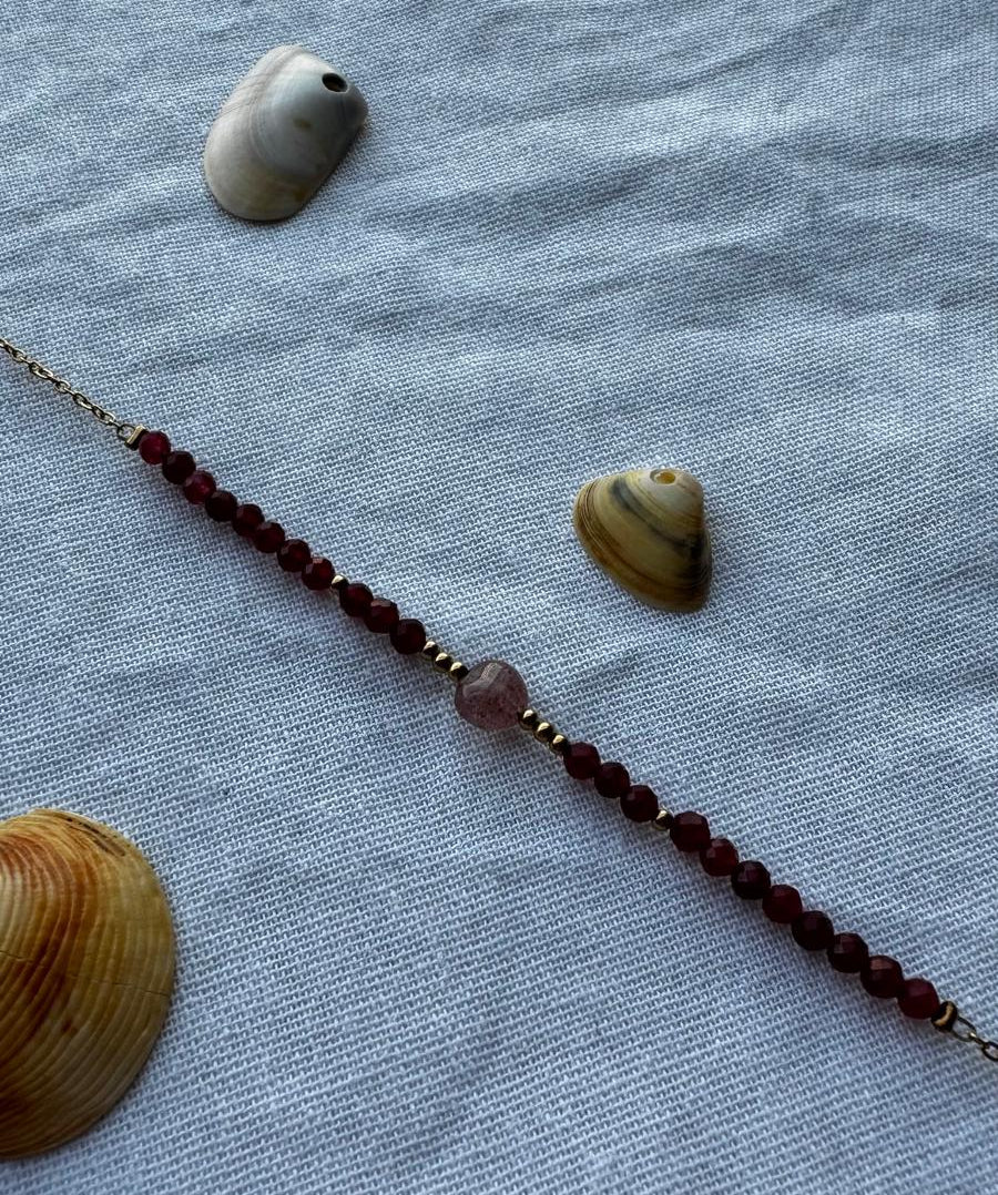 Pulsera Circonita y piedra
