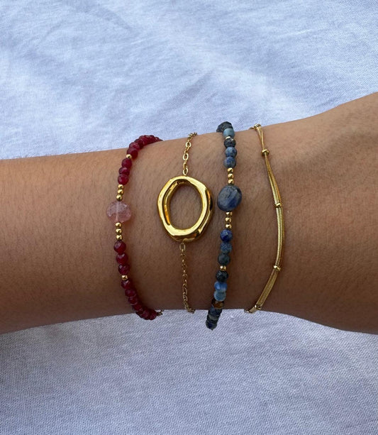 Pulsera Circonita y piedra