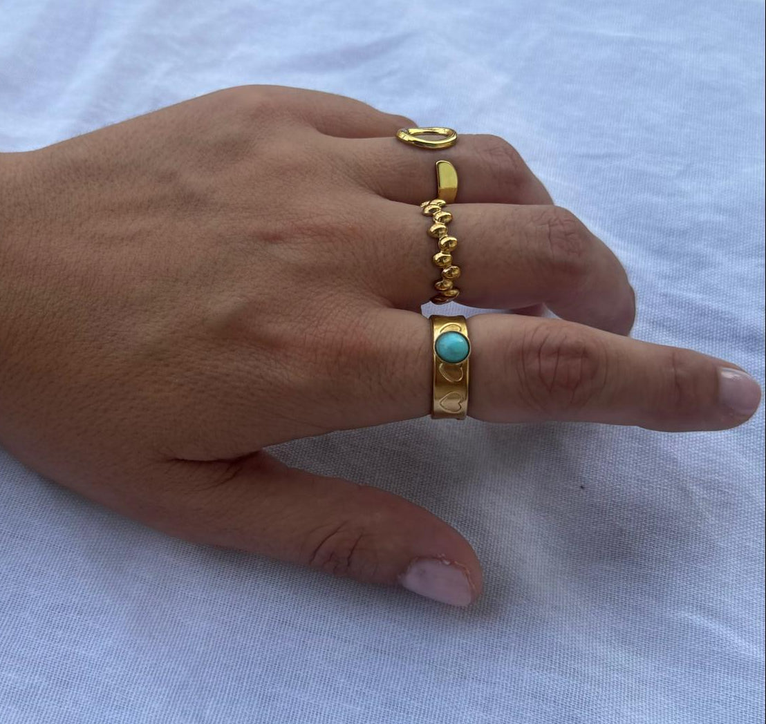 Anillo bolitas juntas