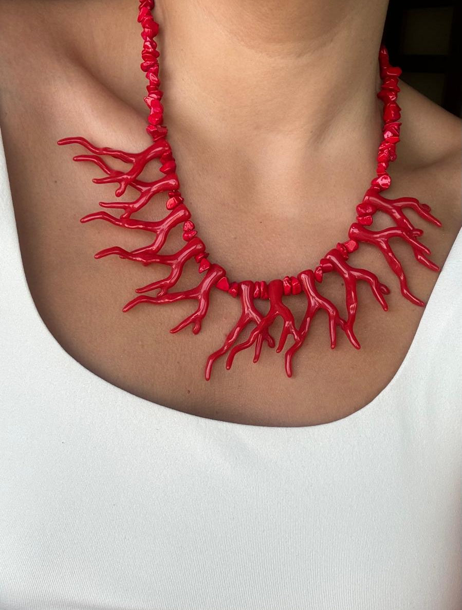 Collar Alga roja