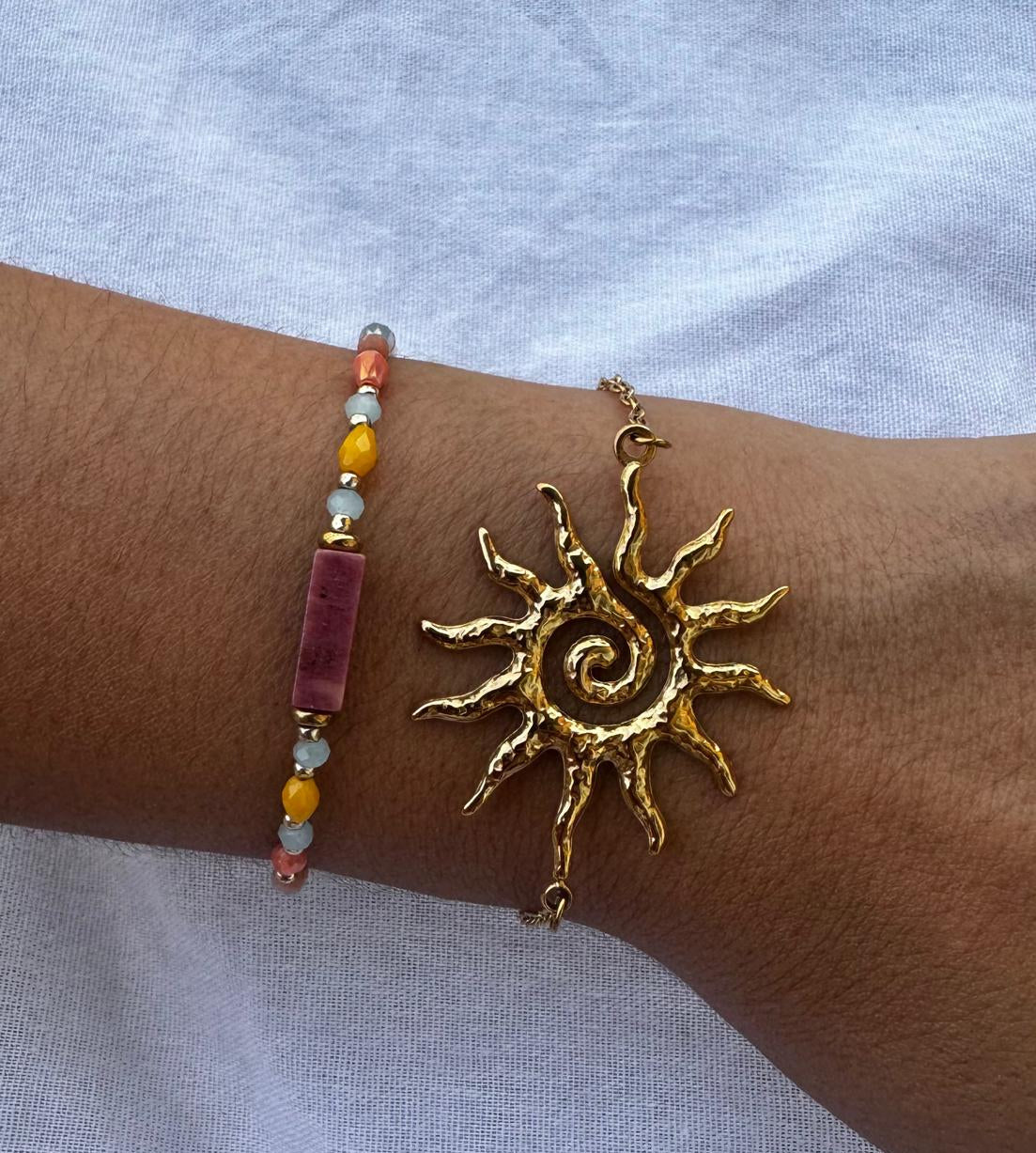 Pulsera mármol colores