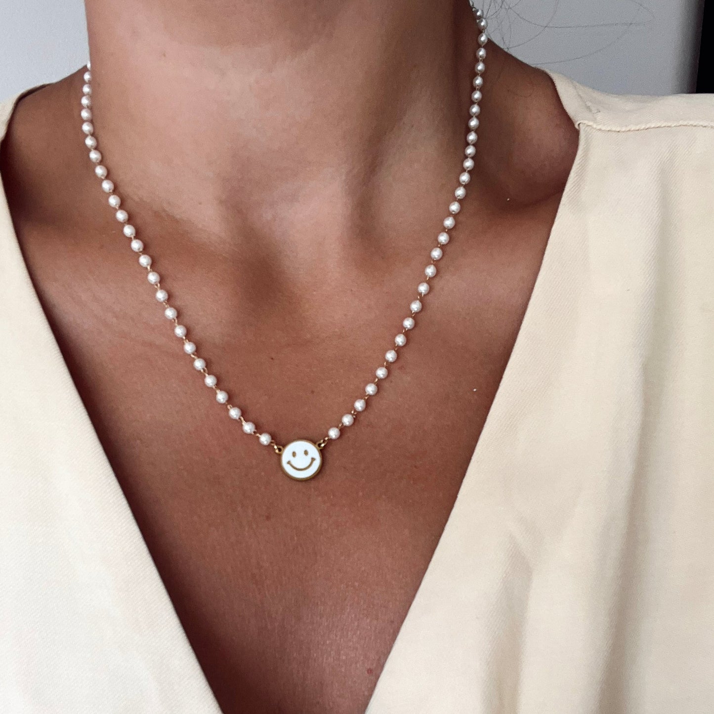 Collar perlas Smile